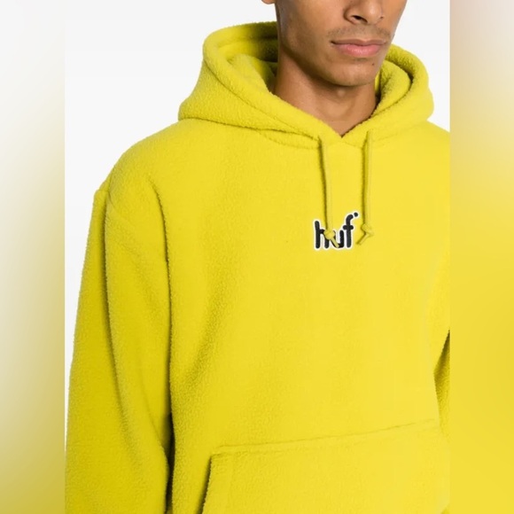 HUF Men's Yellow Hoodie - Picture 1 of 7